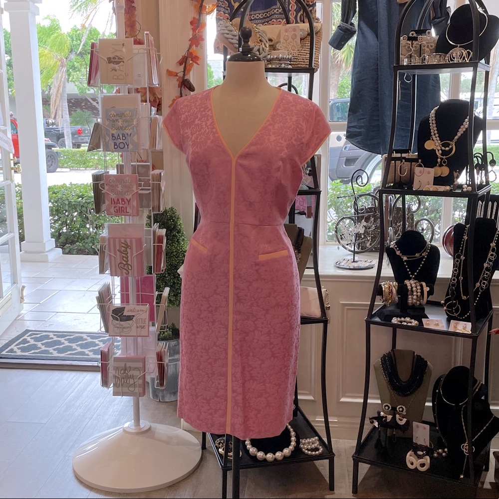Julie Brown Pink Lace Dress!